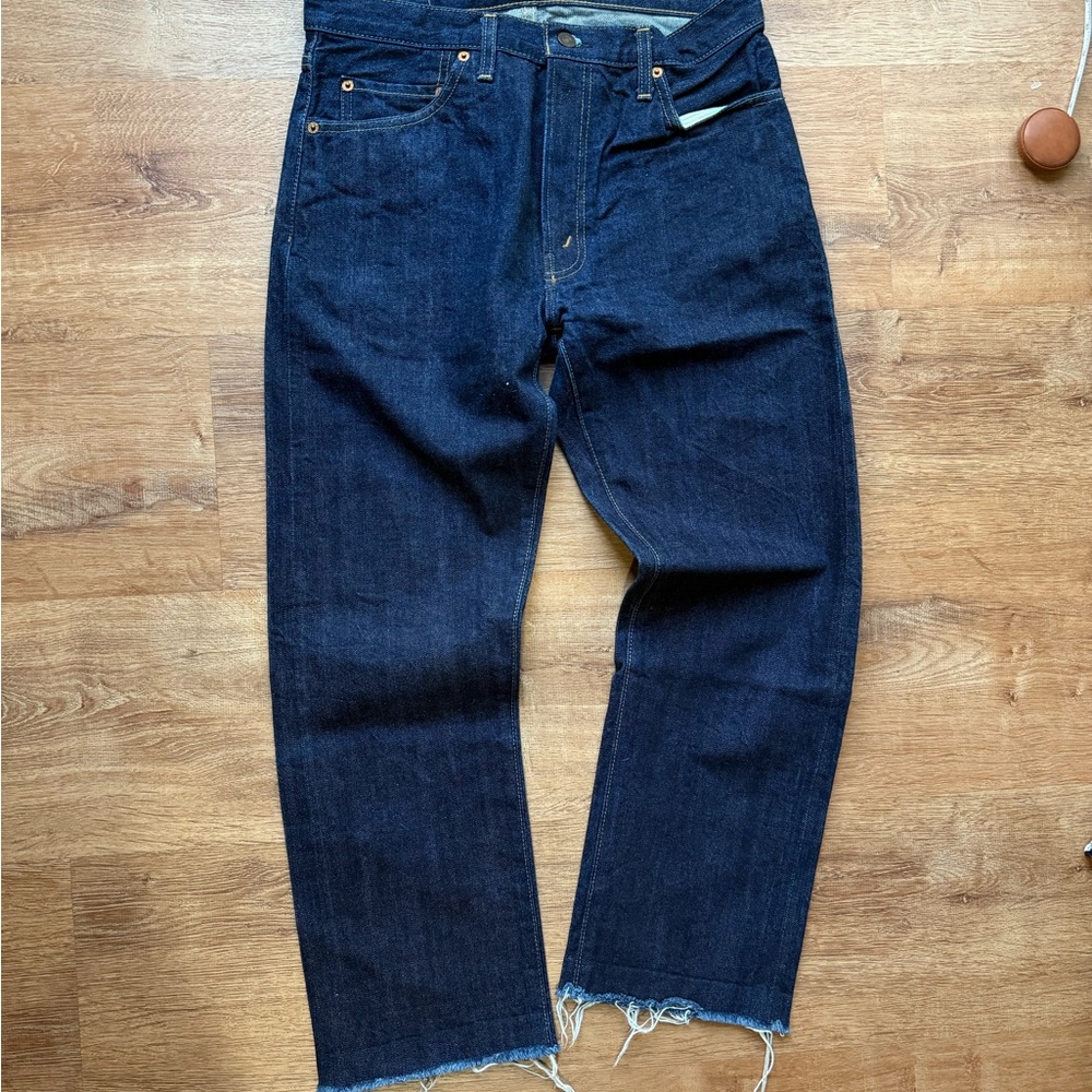 Levi's 505 - 2017 selvedge Men's Dark Blue Straight Jeans